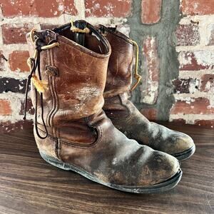 Destroyed Thrashed Men's Red Wing Boots Size 8.5 D